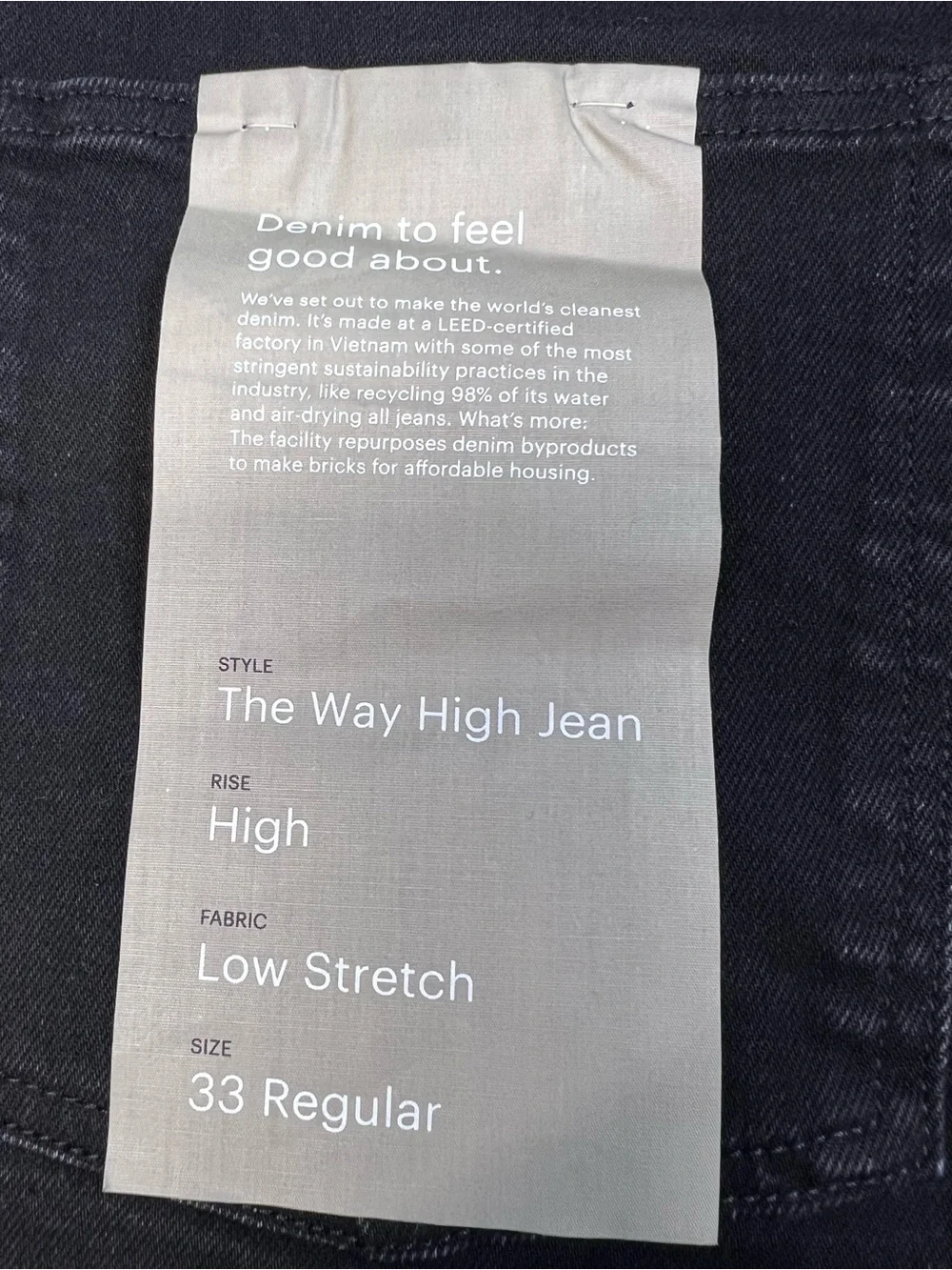 Everlane description “girls